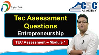 CSC TEC Exam Assessment Questions and Answers 2024  Hindi and English  Complete 1 Assessment [upl. by Regan]