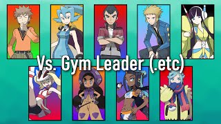 Pokémon Music  All Gym Leader etc Battle Themes from the Core Series [upl. by Ahsam]