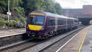 Trains at Belper Derbyshire 191024PT1 [upl. by Landbert]