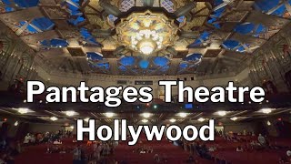 Historic Pantages Theatre in Hollywood  Touring production of Hamilton [upl. by Buseck837]