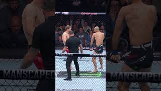 Giga Chikadze lands a nasty knee on Arnold Allen UFC304 [upl. by Autrey]