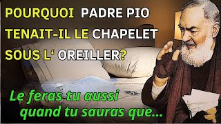 Pourquoi Padre Pio plaçaitil le chapelet sous loreiller🙏♥️ [upl. by Scotty]