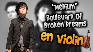 Green Day  Boulevard Of Broken Dreams en ViolínHow to PlayTutorialTabsheet musicComo Tocar [upl. by Egdamlat986]