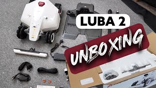 Unboxing av den trådfria Mammotion Luba 2 Robotgräsklipparen  Svensk [upl. by Erwin]