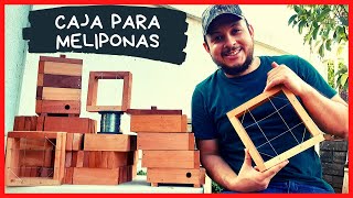 Como hacer Colmena INPA para ABEJAS MELIPONAS 📏Medidas ✔️ Curso de Meliponicultura 002 [upl. by Lzeil414]