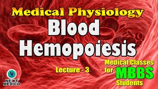 MEDICAL PHYSIOLOGY l KD Sir l Blood Hemopoiesis l Lecture  3 [upl. by Hakeber]