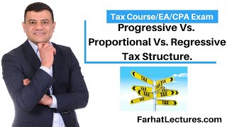 Tax Structure Progressive Vs Proportional Vs Regressive Income Tax Course 👉farhatlecturescom [upl. by Fisa]