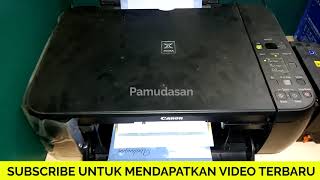 Cara Mengatasi Error 5100  P02 Printer Canon MP287 Terbaru  Pamudasan Tutorial [upl. by Morven]