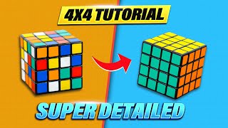 Easiest Tutorial How to Solve the 4x4 Rubiks Cube The Rubiks Revenge [upl. by Refinnaj]