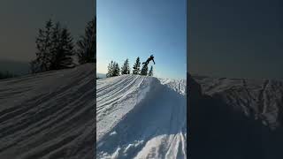 SnoSk8 line true Oslo winter Park Hovland Snowskates snowskating Leo 🤳🏼 cam [upl. by Chiaki]