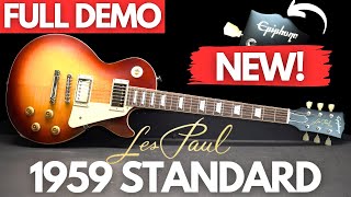 NEW EPIPHONE 1959 Les Paul Standard FULL DEMO [upl. by Siulesoj766]