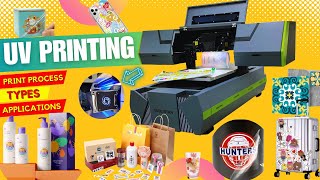 How UV Printer Works  Types and Advantages of UV Printing Machine [upl. by Sualakcin]