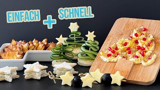 5 geniale Fingerfood Rezept Ideen für Weihnachten [upl. by Stanley305]