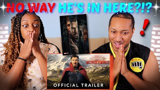 Marvel Studios quotDoctor Strange in the Multiverse of Madnessquot Official Trailer REACTION [upl. by Girvin]