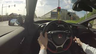 Acceleration Honda Civic FK2 Type R foxcraft fk2r [upl. by Winnah]