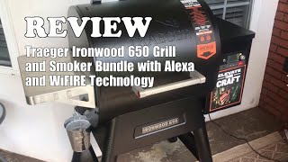 Traeger Grills Ironwood 650 Wood Pellet Grill amp Smoker  Review [upl. by Adihsaar412]