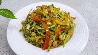 Eat This Cabbage Salad for Dinner Every Day and Lose 5 kg in a Week 🥗💪salad vegetables [upl. by Sirmons75]