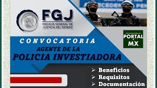 Convocatoria POLICIA INVESTIGADORA 20222023 ¡INTEGRATE Requisitos Beneficios Documentación [upl. by Reemas]