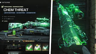 NEW KAR 98K quotCHEM THREATquot BLUEPRINT UNLOCKED MW3 SEASON 4 BATTLEPASS BLUEPRINTS [upl. by Fenton]