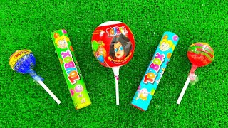 Satisfying video Asmr lollipops candy unboxing video Asmr and chocolate gummy candy [upl. by Akins518]