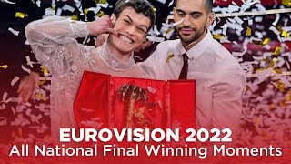 Eurovision 2022  National Finals All Winning Moments [upl. by Shandie762]