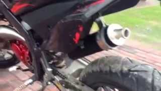 Derbi Senda 50 sport exhaust sound [upl. by Ecyarg]