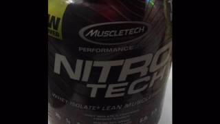 NITRO TECH WHEY PROTEIN HONEST REVIEW HINDI [upl. by Bertrand931]