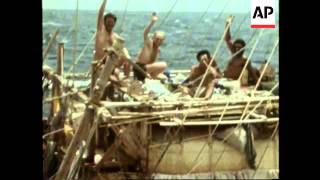 File of Kon Tiki explorer Thor Heyerdahl [upl. by Nagard]