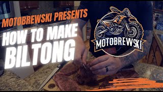 How to make biltong The Ultimate Adventure Bike Riding Snack [upl. by Eylk808]