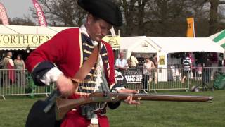 English Matchlock Musket  BASC Firearms Demonstration [upl. by Ecerahc]