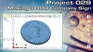 RCNC Projects 29  3D HDU Company sign  part 1 [upl. by Anerual]