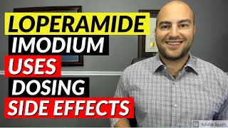 Loperamide Imodium  Uses Dosing Side Effects  Pharmacist Review [upl. by Aiceila]