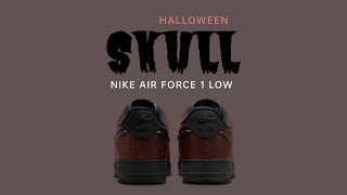 NIKE AIR FORCE 1 LOW quotSKULLquot 2024 [upl. by Kriss617]