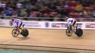 BOTTICHER v DMITRIEV Gold Mens Sprint Final Race  2013 UCI World Track Championships [upl. by Isbel770]