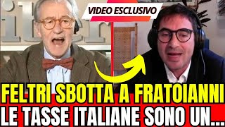 🔴 SHOCK FELTRI ASFALTA FRATOIANNI DOPO IL DISCORSO SULLE TASSE quot LA CONDUTTRICE POIquot [upl. by Annad]