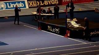 Stefan Holm high jump in a suit  SUIT UP [upl. by Reedy]