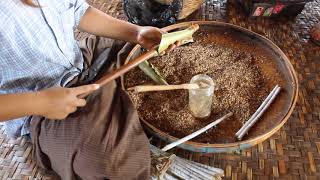 Making Cheroot Cigars on Inle Lake  အင်းလေးကန် [upl. by Ynnub360]