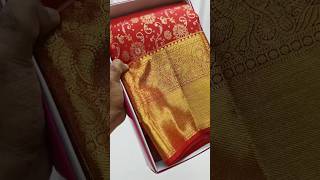 price15500High quality materials Dual zari broket design Pure kanjeevaram silk saree Silk mark [upl. by Roz]