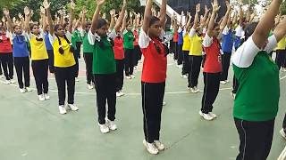 Standing Mass Drill of Class X Health and Physical Education [upl. by Junie]