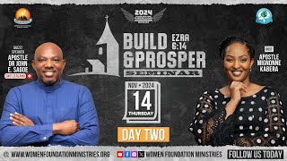 Build and Prosper Seminar Day 2 With Apostle Dr John E Sagoe [upl. by Ahsinid]