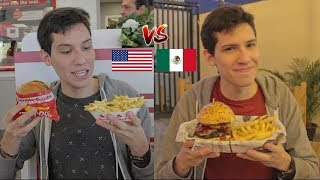 ¿Qué hamburguesa es mejor USA vs México [upl. by Attennaej47]