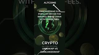 Uniswap vs PancakeSwap Uniswap PancakeSwap DEX cryptotrends2024 [upl. by Adnirem328]