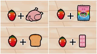 10 Strawberry Recipes 🍓 Toca Life World [upl. by Seafowl]