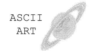 How To Make ASCII Art Digital or Print on Demand For Beginners [upl. by Kristel764]