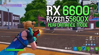 RX 6600 Ryzen 5 5600x Permormance Mode ⚡  Fortnite Ranked ASMR 🖱️⌨️  Capítulo 4 [upl. by Taub]