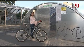 Un aparcamiento de bicis quotinteligentequot [upl. by Imeon]