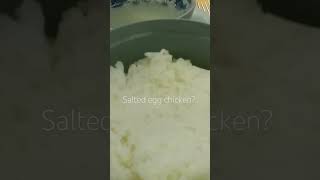 Salted egg chicken salt egg chicken chinesefood [upl. by Eelhsa]