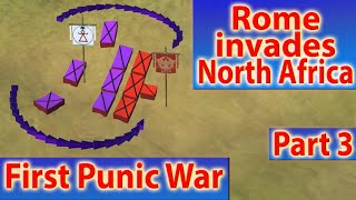 Battle of Adys Rome invades Carthages North Africa First Punic War Part 3 [upl. by Seira568]