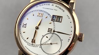 A Lange amp Sohne Grand Lange 1 115032 A Lange amp Sohne Watch Review [upl. by Zetroc65]