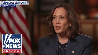 Kamala Harris aides waved to wrap up arrived late to Bret Baier interview [upl. by Hagi]